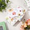 AnyDesign Floral Wrapping Paper Wild Flowers Gift Wrap Paper Bulk Decorative Flower Plants Art Paper for Wedding Birthday Baby Shower DIY Craft Gift Packing, 19.7 x 27.6 Inch, Folded Flat, 8 Sheet view 4