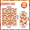 120 Pieces Fall Paper Napkins Pumpkin Maple Leaves Guest Napkin Fall Decorative Napkins Disposable Hand Towels for Thanksgiving Autumn Harvest Party Supplies Bathroom Table Decor, 7.8 x 4.3 Inch view 2
