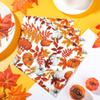 120 Pieces Fall Paper Napkins Pumpkin Maple Leaves Luncheon Napkin Disposable Fall Decorative Napkins for Thanksgiving Autumn Harvest Party Supplies Bathroom Table Decor, 6.5 x 6.5 Inch view 4