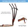 JM 3 Pack Oprah Style Reading Glasses for Women Men with Spring Hinge, Fashion Oversized Square Blue Light Blocking Readers +2.0 view 4
