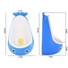 Foryee Potty Training Urinal for Boys Cute Whale with Funny Aiming Target - Blue view 2
