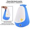 Foryee Potty Training Urinal for Boys Cute Whale with Funny Aiming Target - Blue view 3