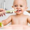Beaupretty 4pcs Silicone Toothbrush with Base Boy Girl Training Oral Cleaner for Gums and Tongue Soft Bristles for Safe Newborn Use view 2