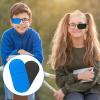 12Pcs Eye Patches for Glasses, Reusable Non-Woven Fabric Eye Patch Medical for Adult Kids Left Right Eye, Eyepatch for Glasses Treat Lazy Eye Amblyopia Strabismus for Left & Right Eyes (Black&Blue) view 4