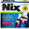 Nix Lice Killing Crme Rinse Family Pack, 4 Fl Oz Crme Rinse and 2 Nit Combs (Pack of 6) view 2