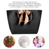 10Pcs Black Gift Bags with Handles,Thank You Gift Bags with Gold Handles,Party Favor Bags with Bow Ribbon,Black Paper Bags for Birthday Wedding(M) view 3