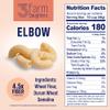 Three Farm Daughters High Fiber Elbow Macaroni Pasta Pack, Low GI, Non GMO Elbow Pasta Noodles, Low Net Carb, Made in the USA, 12 oz. (8 Pack) view 2