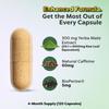 6000mg Extra Strength Yerba Mate High Potency, 60mg Caffeine Per Capsule, Extract Pills Supplements for Clean Natural Energy, Improved Focus, Concentration, Nootropics, Made in USA - 120 Caps view 2