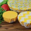 Natural Beeswax Reusable Food Wraps (3 Pcs) (Flower) view 1