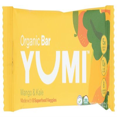 Yumi Organic Mango & Kale Toddler Bars, 3.7 OZ