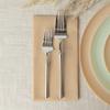 Beige Cloth Like Dinner Napkins - 1/6 Fold 12"x16" Single Use Linen Feel Disposable Guest Towels, Absorbent, Soft, Elegant, Bathroom Hand Towel, Party, Wedding, Napkins, Tablesetting, Receptions (960) view 2