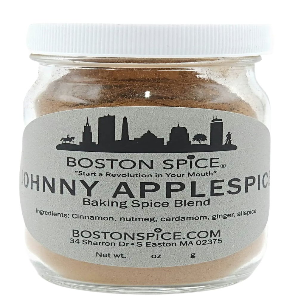 Boston Spice Johnny Applespice Appleseed Baking Spice Blend Add To Apple Pies Cakes Fudge Cupcakes Desserts Pumpkin Pie Pastry Brownies Cookies Pancakes French Toast 1/2 Cup Spice Jar wt. 1.9oz/55g