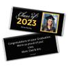 12ct Graduation Candy Party Favors Personalized Belgian Chocolate Bars & Wrappers DIY Assembly Required - Yellow view 1