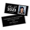 12ct Graduation Candy Party Favors Personalized Belgian Chocolate Bars & Wrappers DIY Assembly Required - White view 1