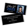 12ct Graduation Candy Party Favors Personalized Belgian Chocolate Bars & Wrappers DIY Assembly Required - Milk Chocolate - Blue Class of 2024 view 1