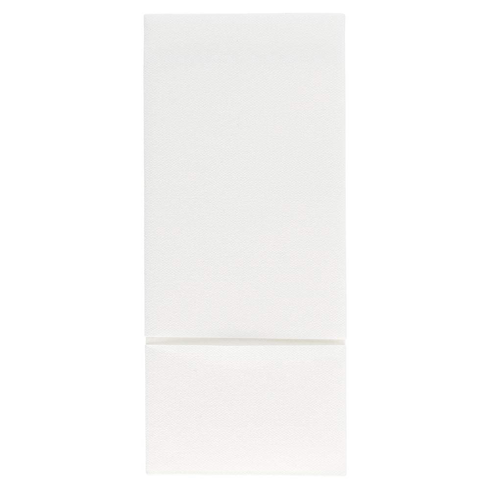 White Linen Feel Cloth Like Paper Dinner Napkins with Built in Flatware Pocket, Absorbent Napkins Pre Folded, Guest Hand Towels, Cutlery Pocket for Weddings, Party, Events (200)