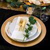 White Linen Feel Cloth Like Paper Dinner Napkins with Built in Flatware Pocket, Absorbent Napkins Pre Folded, Guest Hand Towels, Cutlery Pocket for Weddings, Party, Events (200) view 3