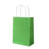 100 Pack Kraft Paper Shopping Bag with Handles for Gift Bags, Used in boutiques, Small Businesses, Retail Stores, Birthday Parties, Christmas, Valentine's Day, and Holiday Handbags (Green,26X12X32CM) view 1