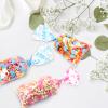 COQOFA 100 Pcs 5"X11" Gift Wrap Cello Cellophane Treat Bags Party Favor bag Clear Candy Cookie Bag Plastic Poly Goodie Storage Bags with Twist Ties for Baby Shower, Birthday, Wedding ,Party Decorations(Pink Elephant) view 4