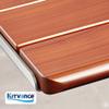 18" ADA Compliant Folding Teak Shower Seat Wall Mounted-Teak Folding Shower Bench, Folding Shower Seat for Inside Shower, Teak Foldable Shower Chair, Fold Down Shower Seat, Max Load 400lbs view 3