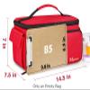 Mancro First Aid Bags Empty, Medical Travel Bag with Multi Pockets, Pill Bottle Organizer for Travel, Home Storage, Trauma Bag for EMT, Nurses, Doctor, Emergency Bag for Medicine, Medical Supplies view 2