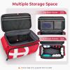 Mancro First Aid Bags Empty, Medical Travel Bag with Multi Pockets, Pill Bottle Organizer for Travel, Home Storage, Trauma Bag for EMT, Nurses, Doctor, Emergency Bag for Medicine, Medical Supplies view 4