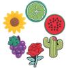 12Pcs Cute Silicone Straw Toppers Fruit Flower Shaped Straw Decorations Reusable Charms for Parties Cafes and Home Use Lightweight Silicone Ornaments view 1