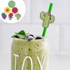 12Pcs Cute Silicone Straw Toppers Fruit Flower Shaped Straw Decorations Reusable Charms for Parties Cafes and Home Use Lightweight Silicone Ornaments view 3