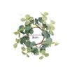 Duiaynke Eucalyptus Leaves Candle Holder Wreath and Small Simulated Berries Vitality Wreath Easter Farmhouse Home Warmth Decorations view 3