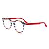 AOOLIA Women Reading Glasses Cat Eye Blue Light Blocking Anti UV Eyestrain Eyewear Lightweigth Flexible with Spring Hinge (Red, 1.5, diopters) view 2