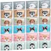 24 Packs Travel Size Tissue Pocket Slim Pack Facial 3 Ply Wallet Size Pocket Tissues for Travel Wedding Party Favors, 6 Styles(Dog) view 1