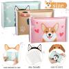 24 Packs Travel Size Tissue Pocket Slim Pack Facial 3 Ply Wallet Size Pocket Tissues for Travel Wedding Party Favors, 6 Styles(Dog) view 3