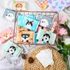 24 Packs Travel Size Tissue Pocket Slim Pack Facial 3 Ply Wallet Size Pocket Tissues for Travel Wedding Party Favors, 6 Styles(Dog) view 4
