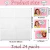 24 Packs Travel Size Tissue Pocket Slim Pack Facial 3 Ply Wallet Size Pocket Tissues for Travel Wedding Party Favors, 6 Styles(Office Lady) view 2
