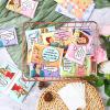 24 Packs Travel Size Tissue Pocket Slim Pack Facial 3 Ply Wallet Size Pocket Tissues for Travel Wedding Party Favors, 6 Styles(Office Lady) view 4