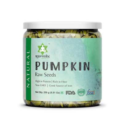 Ayurvedix Pumpkin Seeds for Nutritious and Delicious Snacking - A Perfect Blend of Healthy Snacking and Flavorful Taste (250.00)