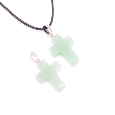 1PC Natural Agate Stone Gemstone Pendants Quartz Crystal Decoration Making,Green Aventurine