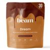 Beam Dream Sleep Powder Chocolate PB, L-Theanine, Apigenin, Reishi & Magnesium, Third Party Tested Natural Sleep Aid & Sleep Supplement, Health and Wellness Gift, Natural Sleep Support, 30 Servings view 1