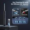 AIFINI Ear Wax Removal, Ear Cleaner with Camera and Light, FSA - HSA Eligible, Ear Wax Removal Tool Camera with 1080P, Ear Cleaning Kit with 6 Spoons, Otoscope for iOS & Android (Black) view 3