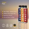 KENETIK Caffeine-Free Focus Concentrate  Brain Fuel for Mental Clarity Cognitive Endurance, Sugar-Free, Bioidentical Ketones (D-BHB), 4oz (4 Servings)  3 Pack, Variety view 3