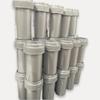 25pc Pack Reversable Pill Containers 13 Dram, 2gram Canisters Silver view 1