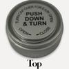25pc Pack Reversable Pill Containers 13 Dram, 2gram Canisters Silver view 4