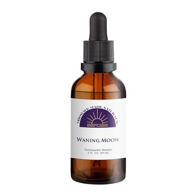 Midwife Made Naturals Waning Moon - Homeopathic Drops for Menopause Symptoms Hot Flashes, Night Sweats, Mood Support, Irritability & Other Natural, Vegan, Non-GMO, 2 fl oz