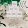 WEDDINGSTAR Miniature Custom Foil Printed Square Paper Favor Boxes - Mr & Mrs view 2