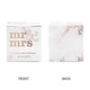 WEDDINGSTAR Miniature Custom Foil Printed Square Paper Favor Boxes - Mr & Mrs view 3