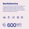 VHC Vitamin B1 Benfotiamine 600mg Supplement- 5X Time Fat-Soluble Thiamine Vitamin B1- Max Boost Bioavailable Thiamine B1 Levels Veggie Capsules,Non-GMO, Soy Free- Made in USA (120 Counts) view 2