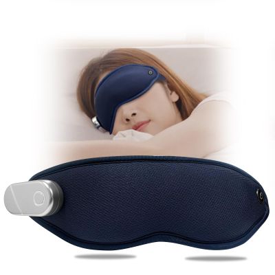 Eye Massager Mask with Heat and Vibration, Wireless Rechargeable Massager Heated Eye Mask for Dry Eyes Fade Black Eye Blepharitis Tired Eyes Puffy
