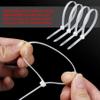 32-Piece Lint Trap and Cable Ties Set for Washing Machine, Includes 8 Nylon Mesh Lint Traps and 24 Cable Ties, Easy and Effective Lint Filtration (White) view 4