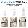 Domas 18 Pack TENS Unit Replacement Pads Reuse 50 Times, Multi-Size Tens Unit Electrode Pads Certificated Latex-Free, Snap Electrode Pads for Tens Unit with Standard 3.5mm snap-on Connector view 3