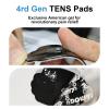 Domas 18 Pack TENS Unit Replacement Pads Reuse 50 Times, Multi-Size Tens Unit Electrode Pads Certificated Latex-Free, Snap Electrode Pads for Tens Unit with Standard 3.5mm snap-on Connector view 4